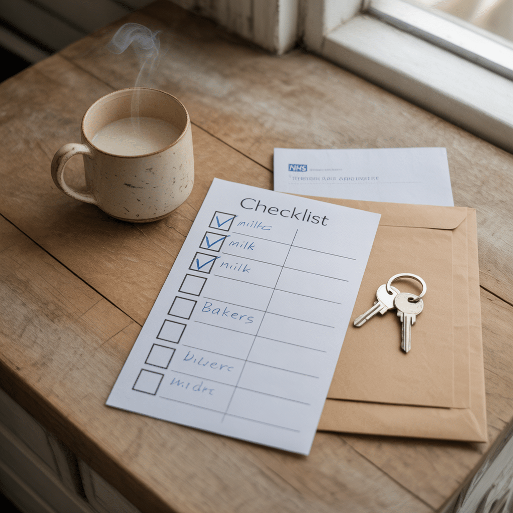 Using a checklist saves time