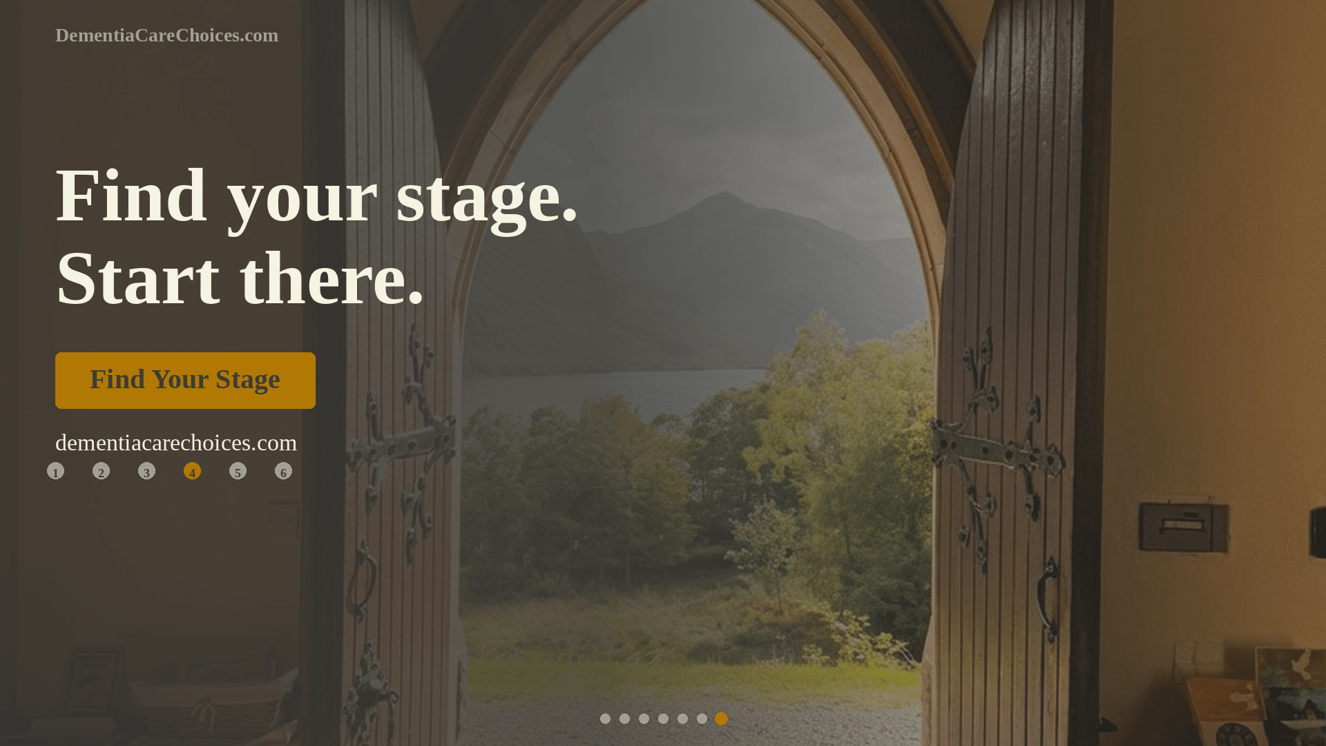 Find your stage, start there.